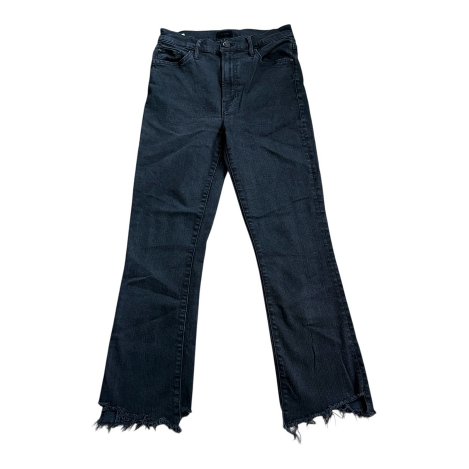 Mother Insider Crop Step Fray Jeans In Not Guilty Size 29